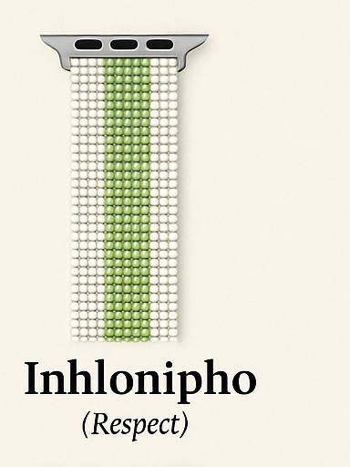 LN Inhlonipho ( Respect) Apple watch band